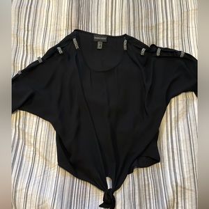 Frank Lyman dressy black blouse